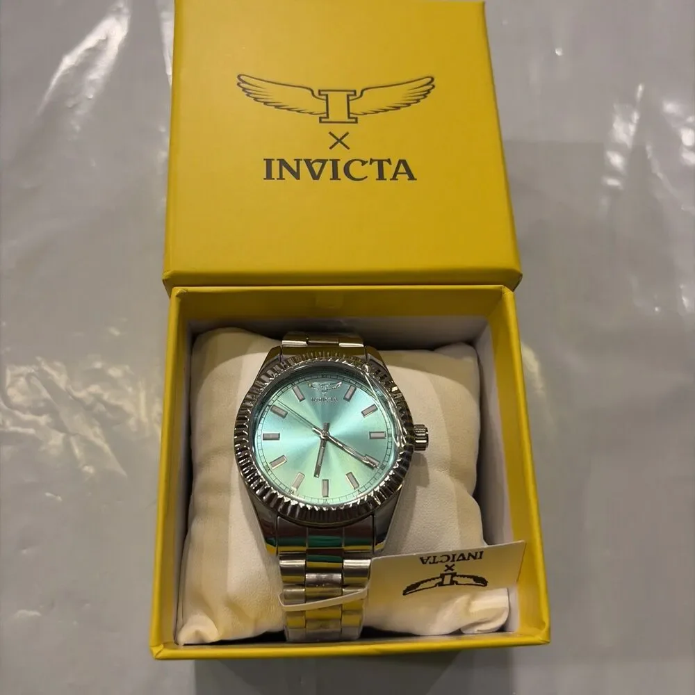 Invicta Men’s Specialty 40mm Men’s Watch Tiffany Blue Quartz 70049